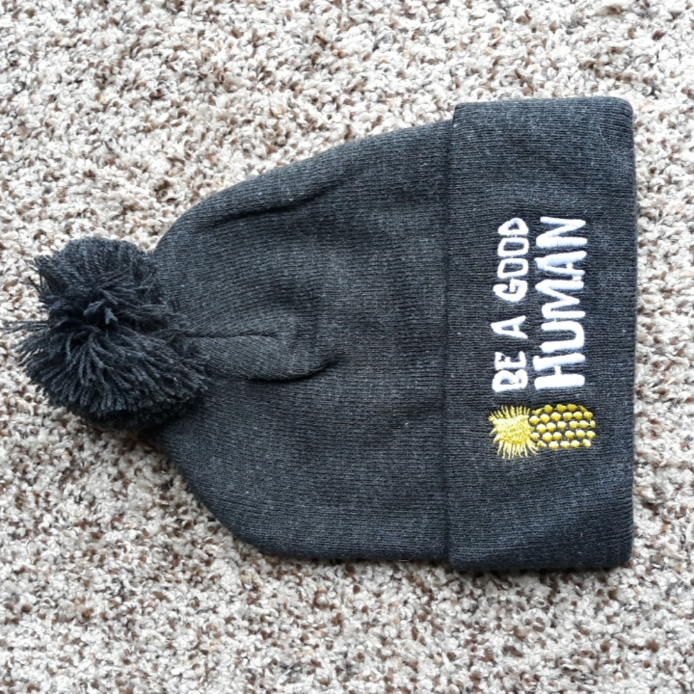 3/$15 Be a good human hat